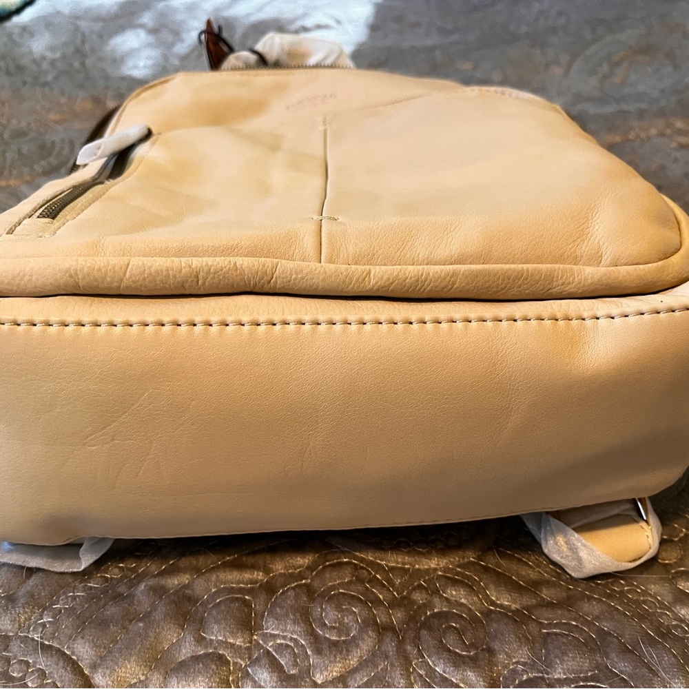 American Leather Co. Cream Backpack - Picture 9 of 11
